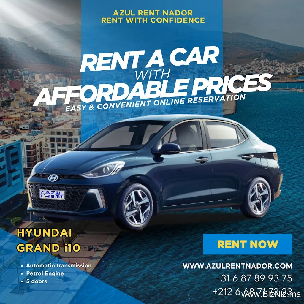Azul Rent - Location de voitures Nador