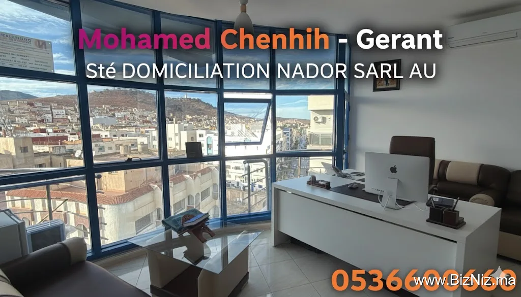 DOMICILIATION NADOR sarl au