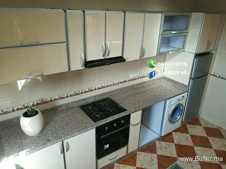 Menuiserie aluminium adil Bouznika cuisine aluminium proalumad