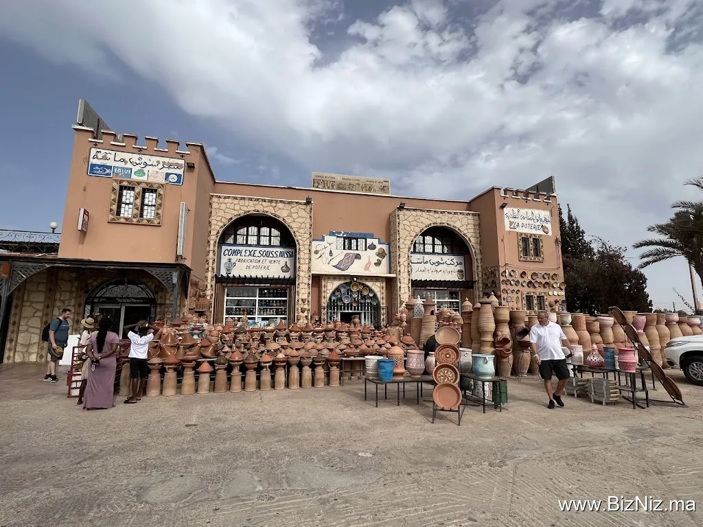 Complexe Souss Massa la Poterie : Artisanat & Marchand de toutes sortes de produits artisanaux