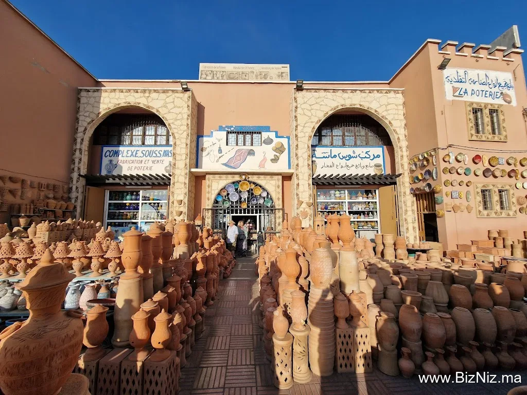 Complexe Souss Massa la Poterie : Artisanat & Marchand de toutes sortes de produits artisanaux