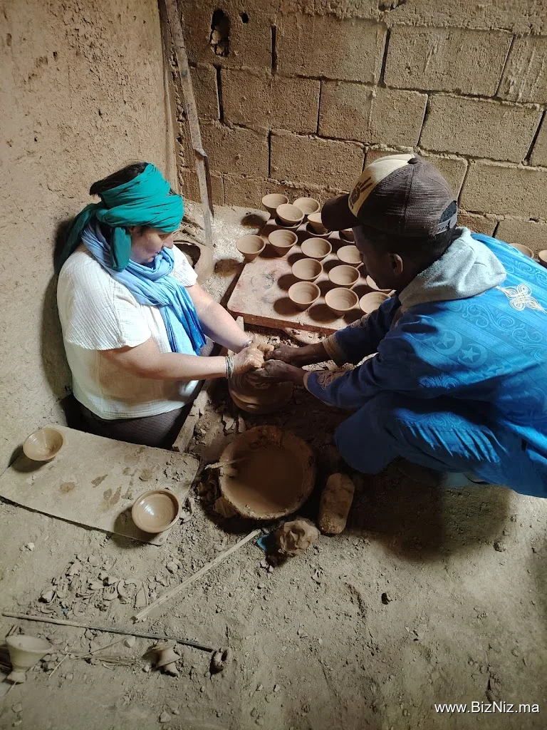 Village artisanal de potiers tamegroute chez dani abdelhak