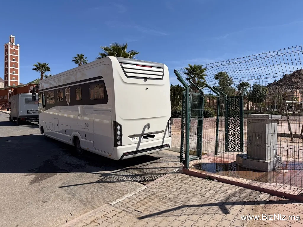 Motorhome waste water station