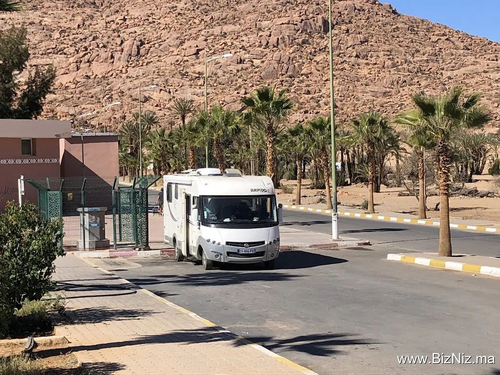 Motorhome waste water station