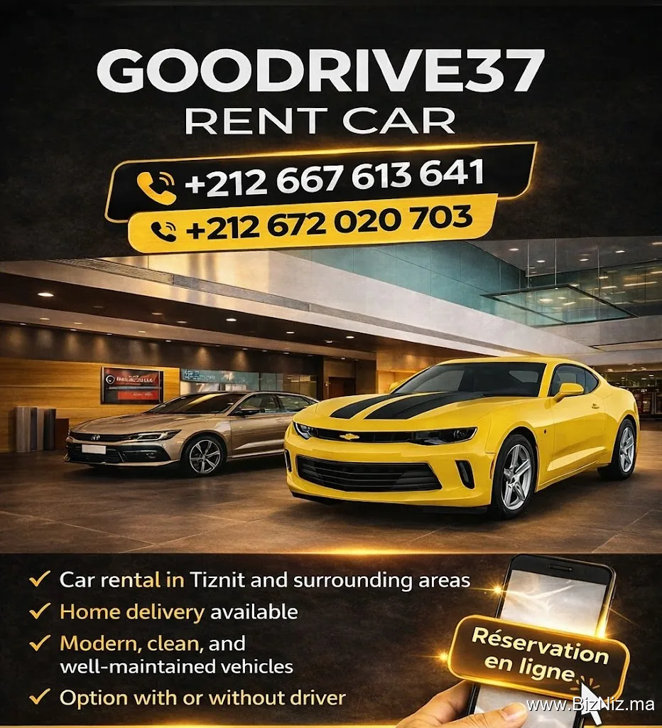 Goodrive37 RENT CAR est une plateforme de mise en relation avec des agences de location partenaires agréées.
