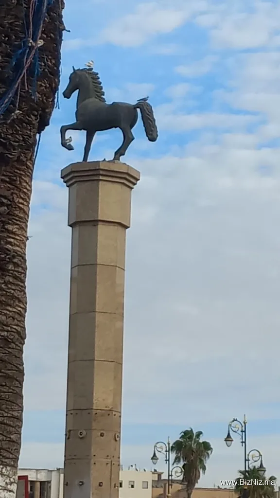 Settat horse roundabout