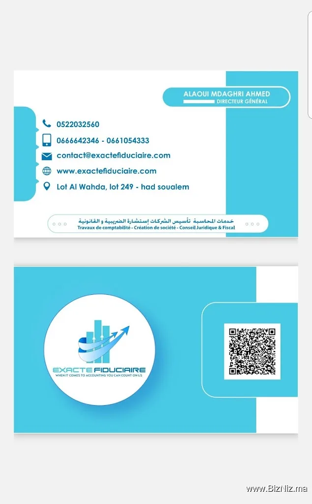 EXACTE FIDUCIAIRE | Fiduciaire comptable Had soualem, Casablanca - création domiciliation Casablanca