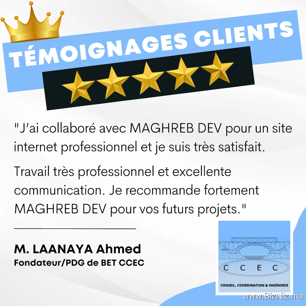 MAGHREB DEV | Soyez plus Visible, plus Pro et plus Rentable