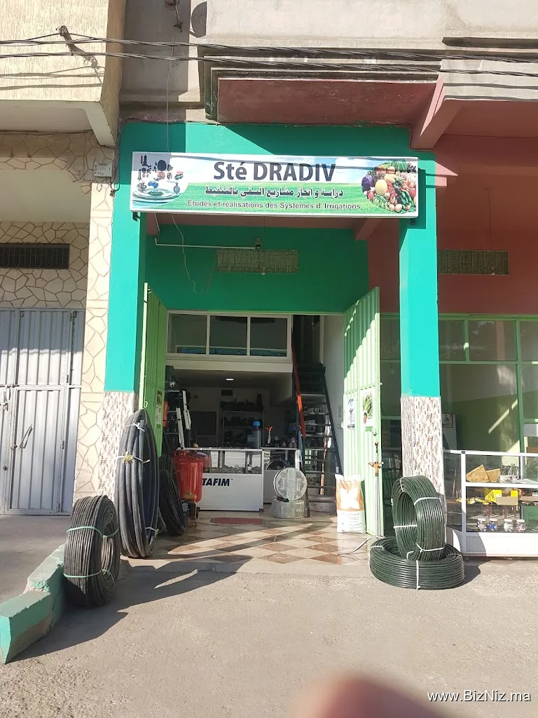 DRADIV sarl : Étude et Réalisation des Systèmes d'Irrigations