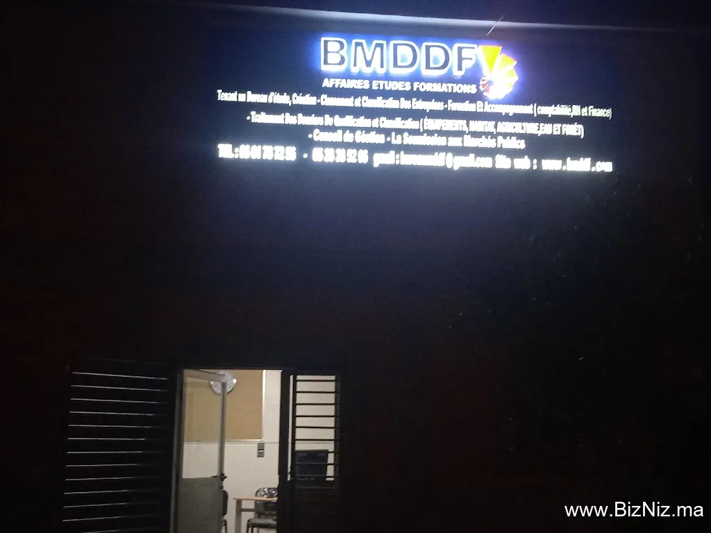 BMDDF (BUREAU MAROCAIN D'AFFAIRE,D'ETUDE ET DE FORMATION)